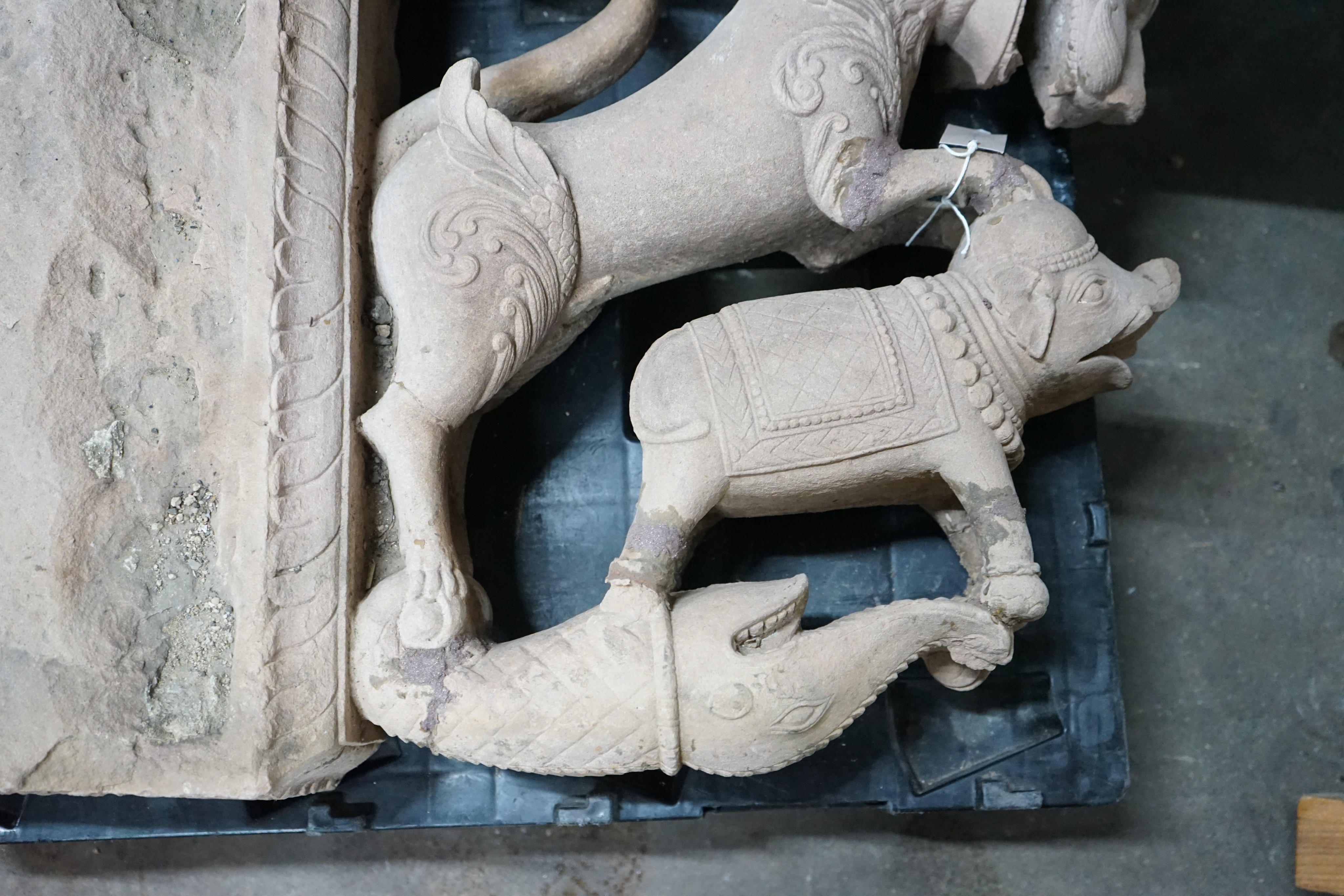 A South Asian stone carving, height 78cm